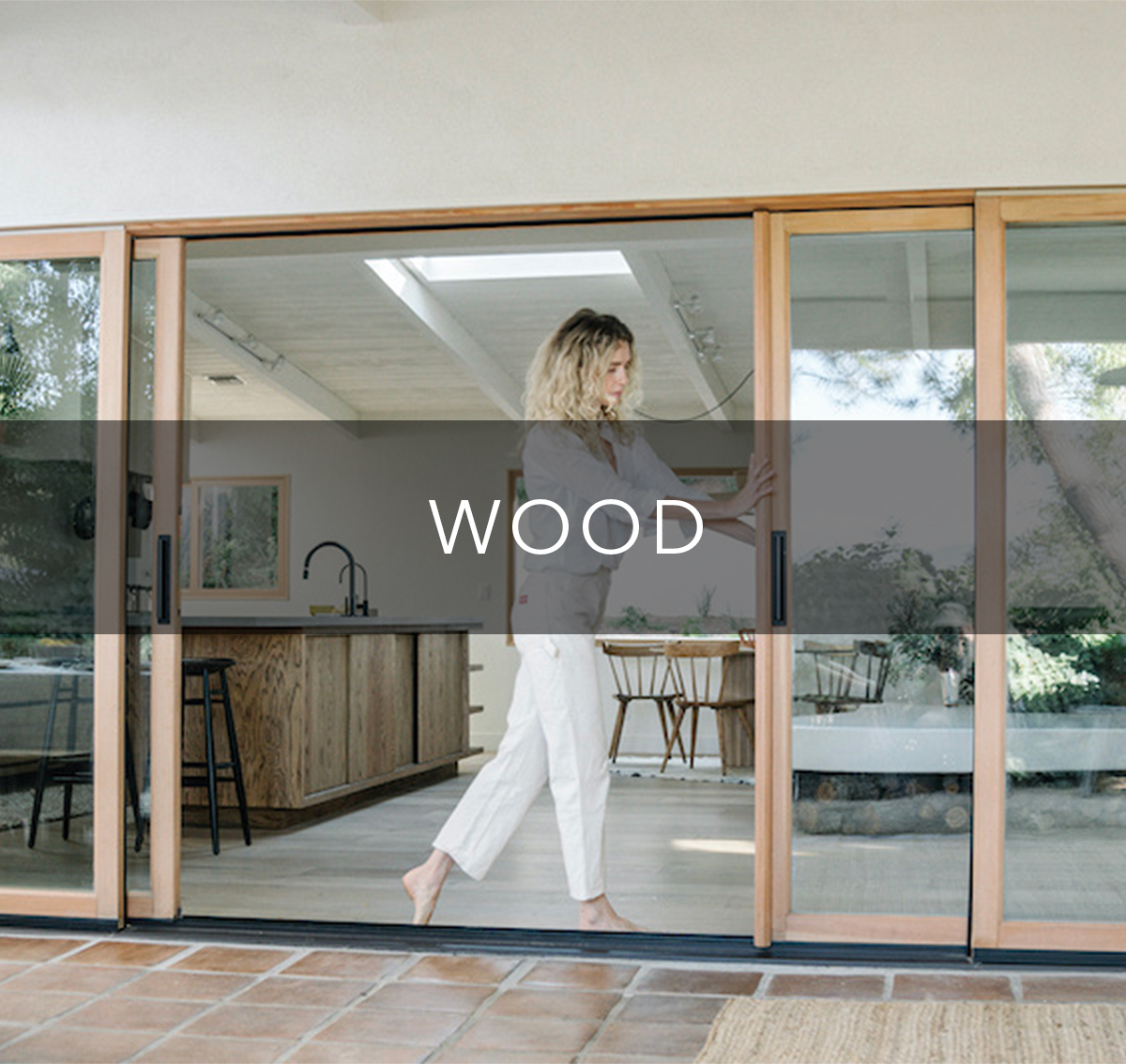 Marvin Sliding Door in Wood