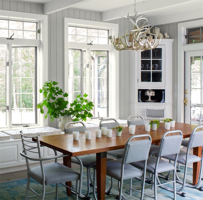 Benjamin Moore Coventry Gray & Decorators White
