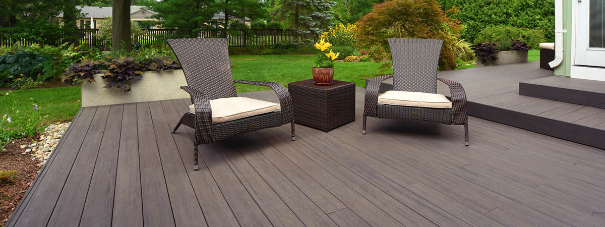 Timbertech PRO Legacy Collection composite decking in Espresso