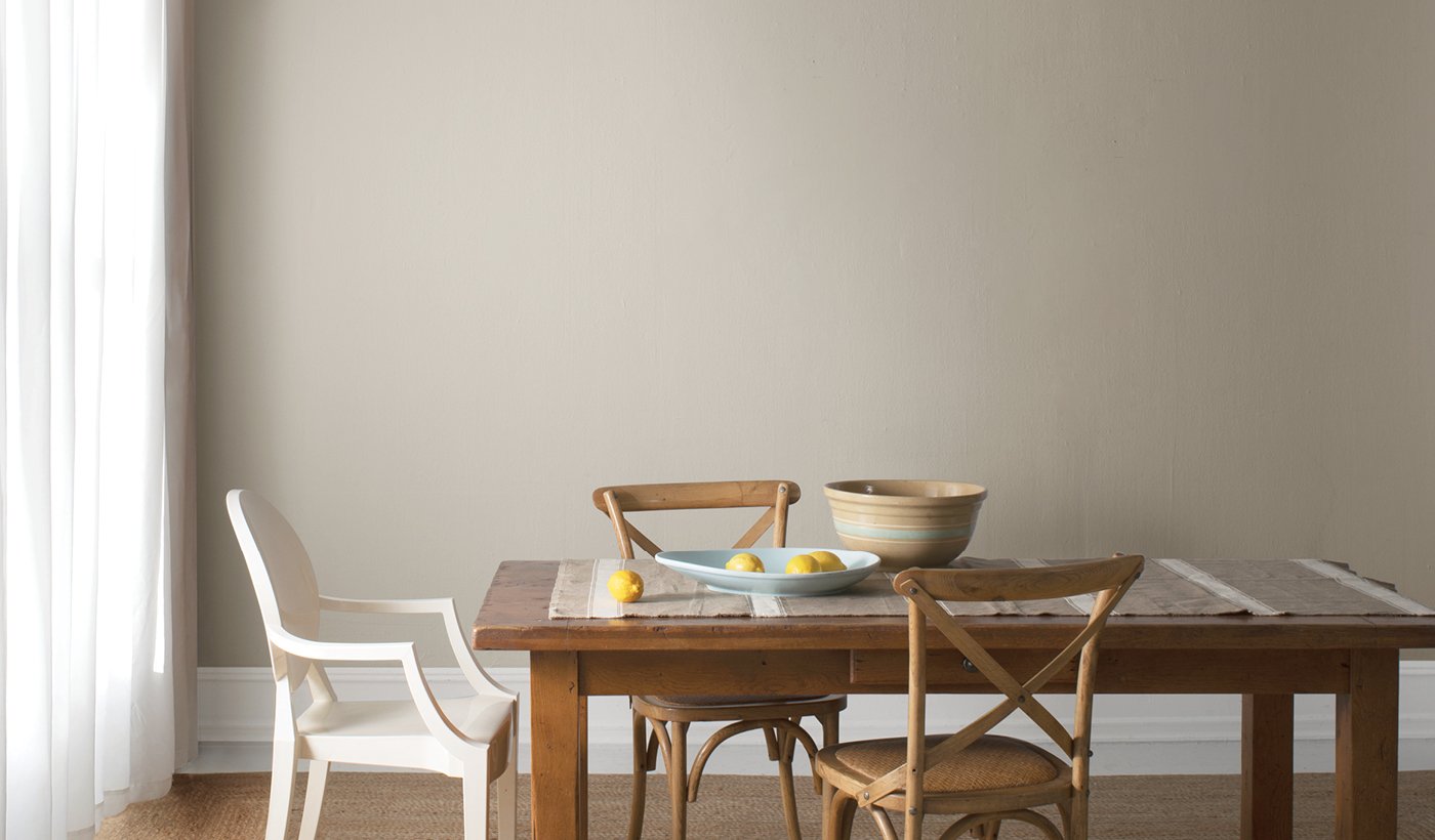 Dining Room in Edgecomb Gray