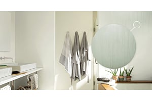 picture of surfactant leaching on a bathroom wall