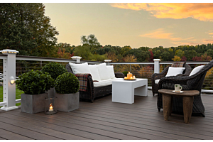 TimberTech Composite deck in Mocha