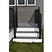 TimberTech® Impression Rail Express® 36 in. Universal Stair Panel, Black, 8 ft. product image