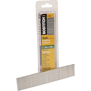 Bostitch BT1309B Brad Nail, 1 in L, 18 ga, Coated