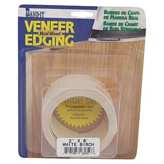 CLOVERDALE 2 in. White Birch Edge Band, 8 ft.