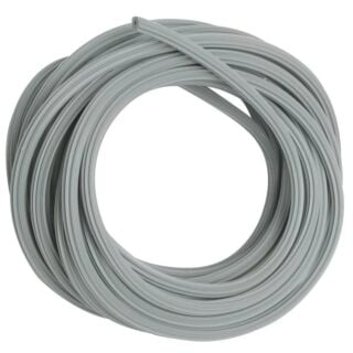 Make-2-Fit P 7635 Screen Retainer Spline, 25 ft L, Vinyl, Gray