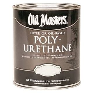 Old Masters Polyurethane, Oil-Based Interior, Clear Satin, Half Pint