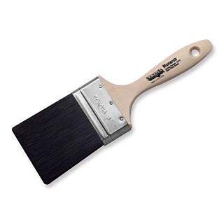Corona Monarch 3 in. Flat Paint Brush, Black China Bristle