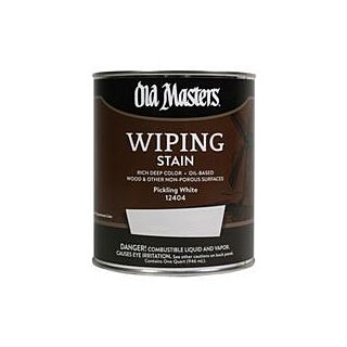 Old Masters, Wiping Stain, Pickling White, Quart