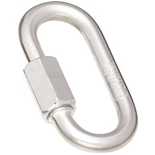 National Hardware 3150BC Series N223-008 Quick Link, 220 lb Weight Capacity, 1/8 in, Steel, Zinc
