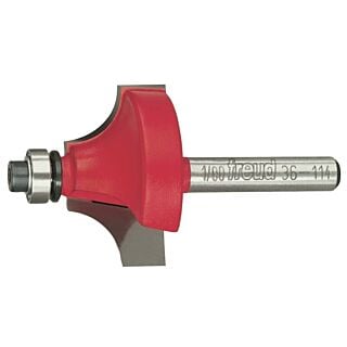 Freud 36-114 Router Bit, 1/4 in Dia Shank, 4-Cutter, Carbide
