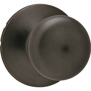 Schlage Plymouth F170 PLY716 Non-Turning Dummy Door Knob with Camelot Trim, Aged Bronze