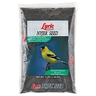Lyric 26-47426 Nyjer Seed Bird Food, 3 lb Bag
