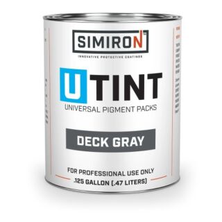 Simiron U-Tint Universal Pigment Packs, Deck Gray, 16 oz.