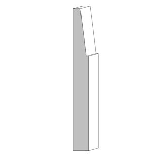 Metrie (M89) 9/16 in. x 5-1/4 in. x 16 ft. Contemporary Base Moulding, Primed Finger-Jointed Pine