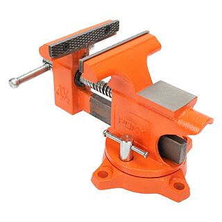 Pony Light-Duty Bench Vise with Swivel Base, 3-1/2 in.