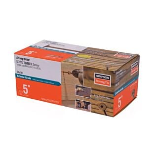 Simpson Strong-Tie, Strong-Drive® 5 in. x 0.220 in., SDWS™ Timber Screw, Exterior Grade, Tan, 50 Count