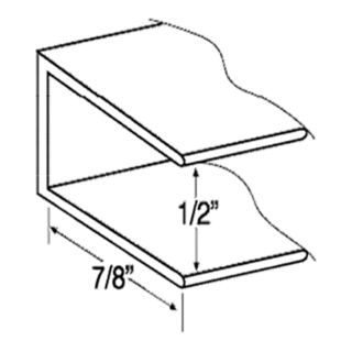 DuraShell PVC Lattice Cap, White, 98 in.