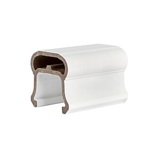 TimberTech® Classic Composite Series RadianceRail® Top Rail, Matte White, 6 ft.
