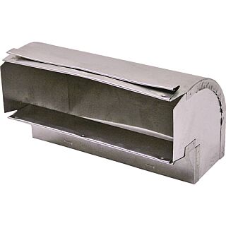 Lambro 102 Range Hood Elbow, 90 deg Bent, Aluminum, For 10 x 3-1/4 in Hoods