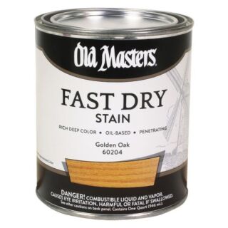 Old Masters Fast Dry, Interior Oil-Based Stain, Golden Oak, Quart