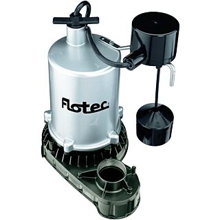 Flotec FPZT7550 Sump Pump, 115 V, 7.9 A, 1-1/2 in Outlet, 4980 gph