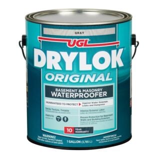 DRYLOK Water-Based Masonry Waterproofer, Gray, Gallon