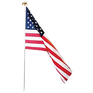 Valley Forge 3 ft. x 5 ft.USA Flag Kit w/ 6 ft pole