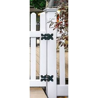 5 x 5 x 7 ft. White Vinyl End Post