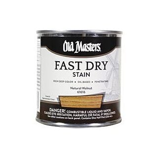 Old Masters Fast Dry, Interior Oil-Based Stain, Natural Walnut, 1/2 Pint