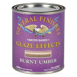 General Finishes® Glaze Effects, Interior Water-Based, Burnt Umber, Quart
