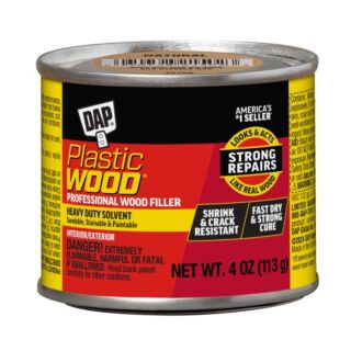 DAP® Plastic Wood® Oil-Based Professional Wood Filler, Natural, 4 oz.