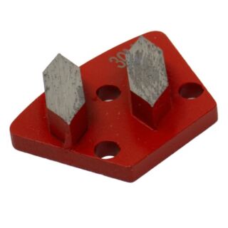 Simiron Diamond Metal Double Segmented, Medium Bond, Red, 30 Medium