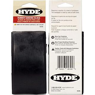 Hyde Heavy Duty Rubber Sanding Block