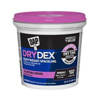 DAP® 12330 DryDex® Spackling Paste, Dry-Time Indicator, Quart