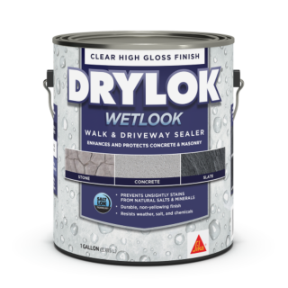 UGL DRYLOK® WetLook High Gloss Exterior Sealer, Clear, Gallon