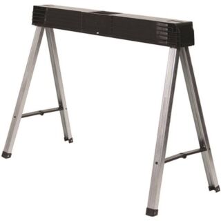 STANLEY FATMAX STST11151 Fold Up Sawhorse, 800 lb Weight Capacity, Metal/Polypropylene