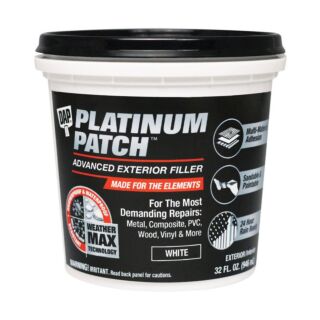 DAP® Platinum Patch, Advanced Interior/Exterior Filler, Quart