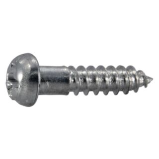 MIDWEST #6 x 5/8 in. Aluminum Phillips Round Head Wood Screws, 50 Count
