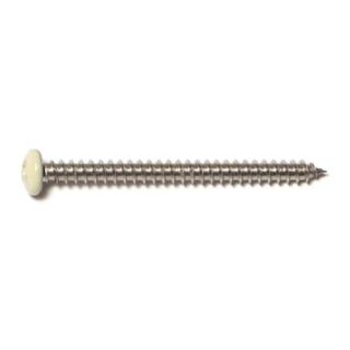 MIDWEST #8 x 2 in. 18-8 Stainless Steel Phillips Pan Head Sheet Metal Screws, 50 Count