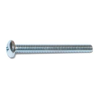MIDWEST 1/4 in.-20 x 2-1/2 in. Zinc Plated Steel Coarse Thread Phillips Pan Head Machine Screws, 25 Count