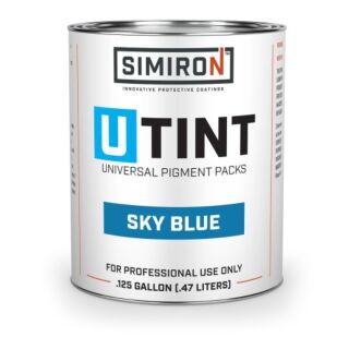 Simiron U-Tint Universal Pigment Packs, Sky Blue, 16 oz.