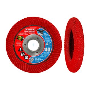Diablo 4-1/2 in.  Steel Demon Corner-Edge Flap Disc, 40 Grit