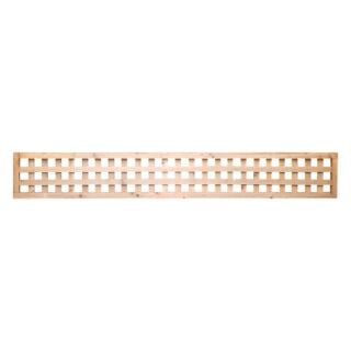 Eastern Fence 1 x 8 White Cedar Lattice Topper