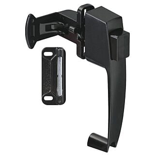 National Hardware V1316 Series N178-350 Pushbutton Latch, Zinc, For Wood/Metal Screen, Storm Doors