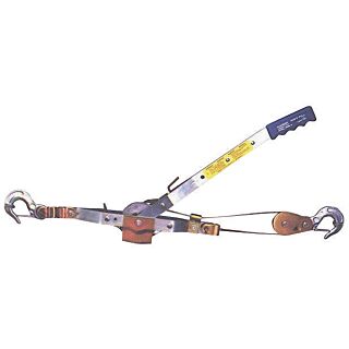 Maasdam 144SB-6 Cable Puller, 2 ton Lifting, Interlocking Ratchet, Galvanized Steel