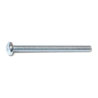MIDWEST #8-32 x 2 in. Zinc Plated Steel Coarse Thread Phillips Pan Head Machine Screws, 60 Count