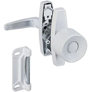 National Hardware V1307 Series N212-993 Knob Latch, Zinc, For Wood/Metal Screen, Storm Doors
