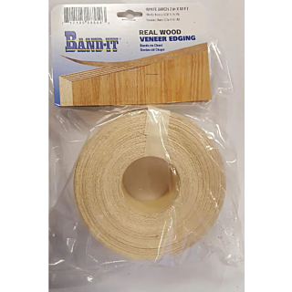 CLOVERDALE 2 in. White Birch Edge Band, 50 ft.