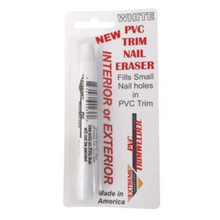 Extreme Adhesives, PVC Trim Nail Eraser/Filler, Bright White 1/2 oz.